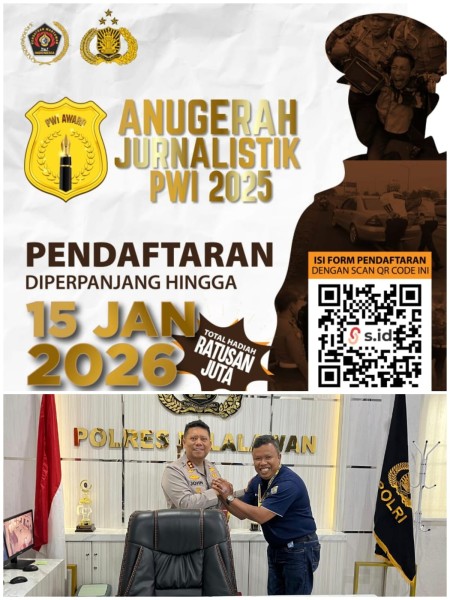 AJP Award 2025 Diperpanjang hingga 15 Januari 2026