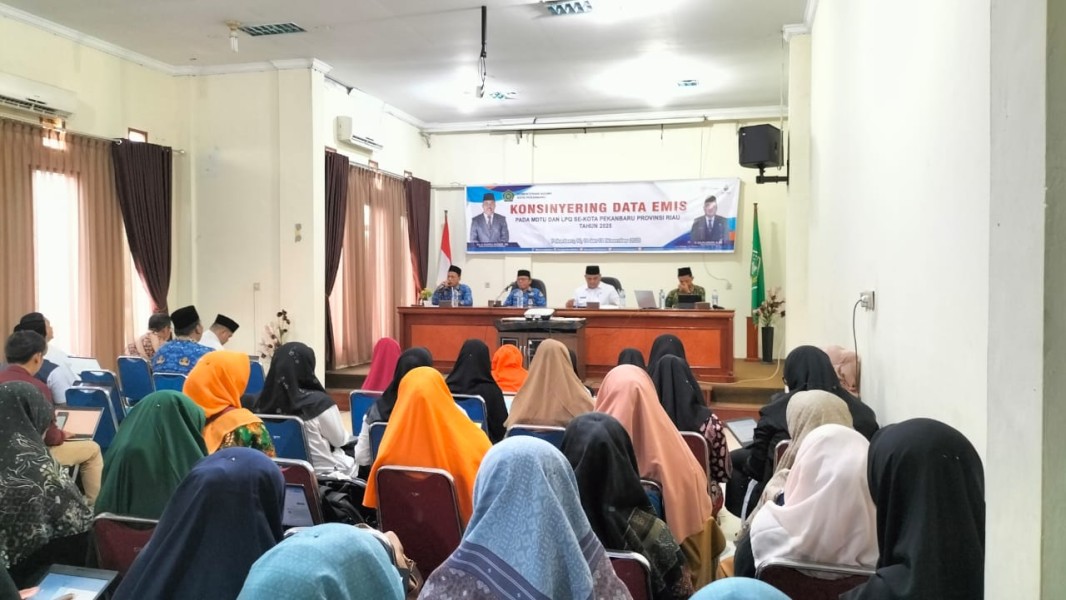 Kemenag Pekanbaru Percepat Validasi Data EMIS Lembaga Pendidikan Keagamaan