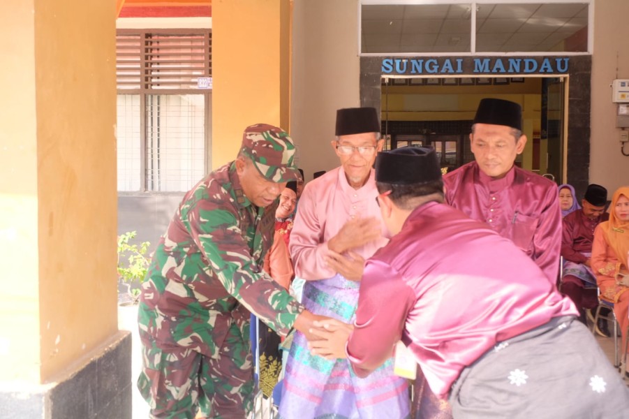 Danpos Ramil 03/Minas Hadiri Peringatan Hari Jadi Provinsi Riau ke-68 di Sungai Mandau