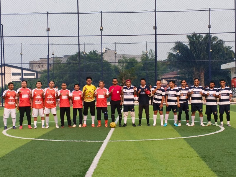 Laga PWI Riau vs PKS Berakhir 4-4, Silaturahmi dan Sportivitas Jadi Juara