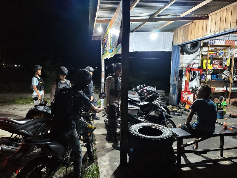 Tim Raga Res Kampar Patroli di Bangkinang Kota, Kasat Samapta Pastikan Situasi Aman Terkendali