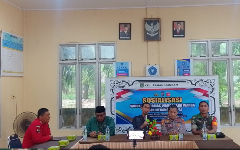Lintas Sektor Bersinergi, Sosialisasi Pencegahan Karhutla Digelar di Medang Kampai