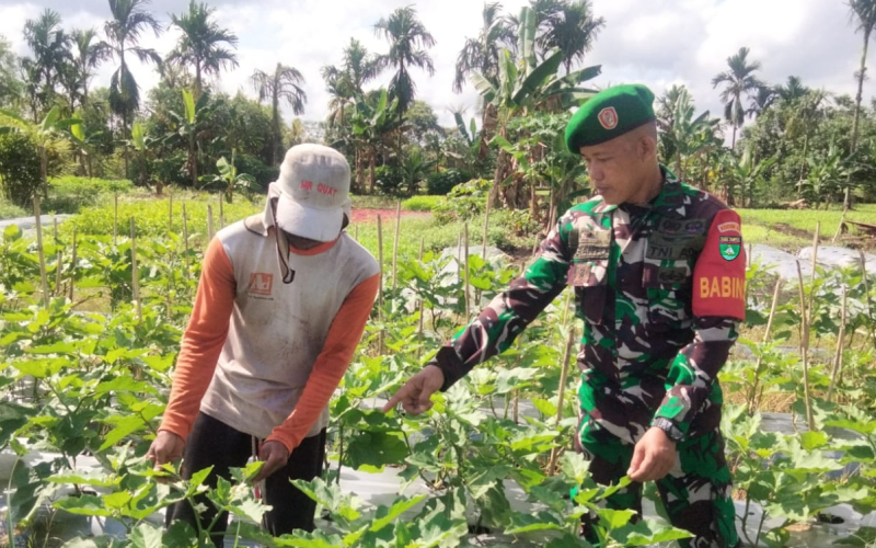 Cegah Karhutla dan Banjir, Babinsa Dumai Barat Intensifkan Patroli Wilayah
