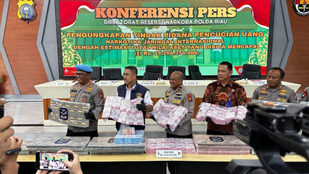 Polda Riau Bongkar Sindikat Narkoba Internasional, Polisi Sita Aset Rp15 Miliar