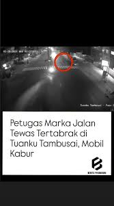 Astagfirullah! Petugas Marka Jalan Tewas Ditabrak Mobil di Simpang Jalan Paus Pekanbaru