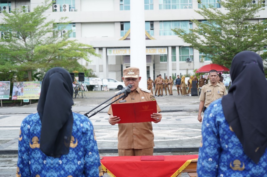 Bupati Inhil Lantik 3.983 PPPK Paruh Waktu, Tegaskan Disiplin dan Akhiri Rekrutmen Honorer