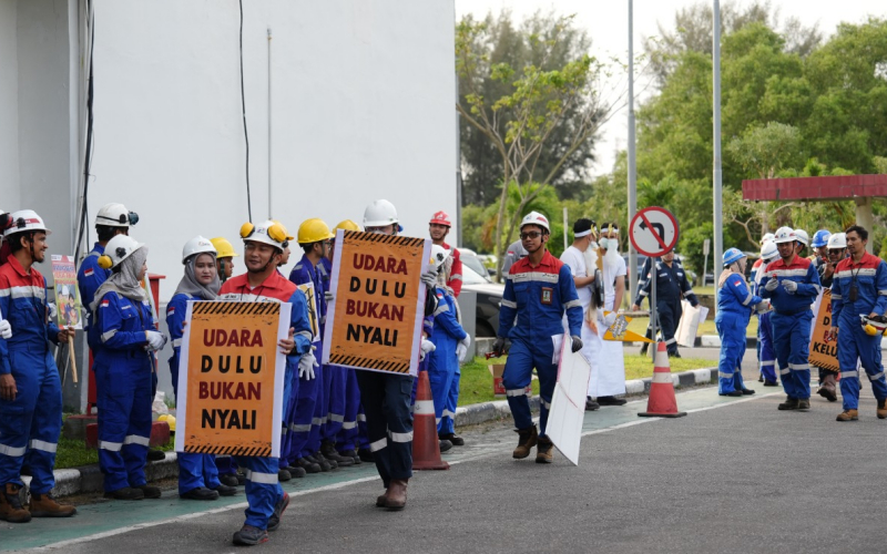 Kampanyekan Budaya Kerja Aman dengan Cara Kreatif, Kilang Pertamina Dumai Laksanakan SLP 4.0
