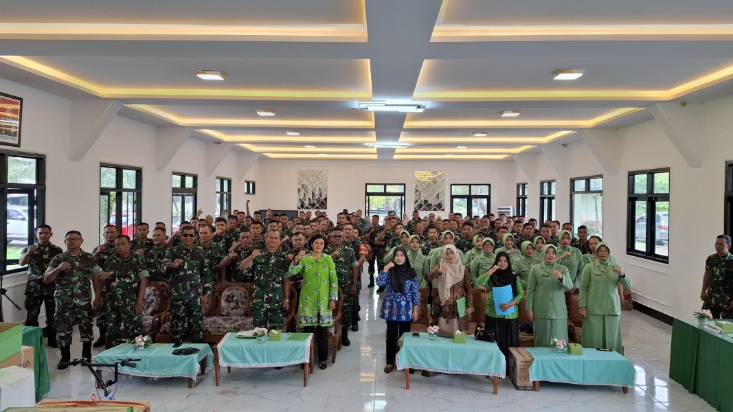 Kodim 0314/Inhil Gelar RAT Primer Koperasi Kartika Tahun 2024 dan Jam Komandan