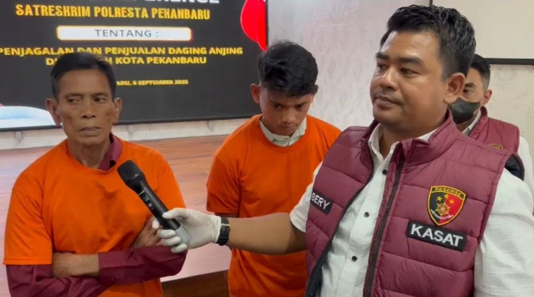 Polisi Bongkar Praktik Jagal dan Jual Daging Anjing di Pekanbaru