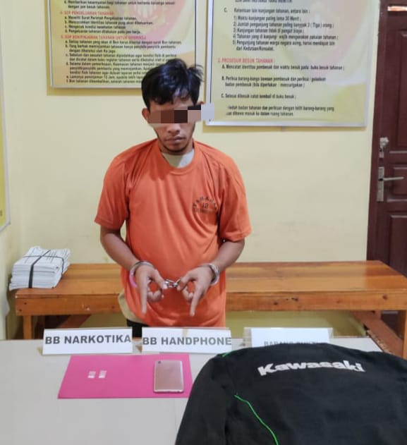 Residivis Kasus Narkoba Kembali Berulah, Polsek Kampar Kiri Hilir Tangkap Pelaku