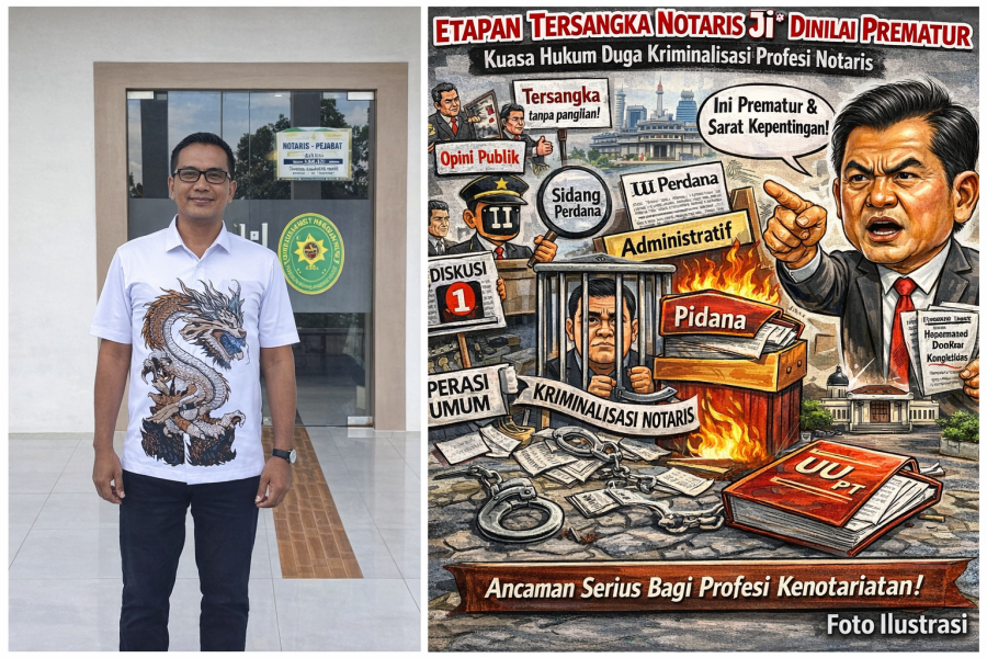 Kuasa Hukum Soroti Kejanggalan Penetapan Notaris J Sebagai Tersangka