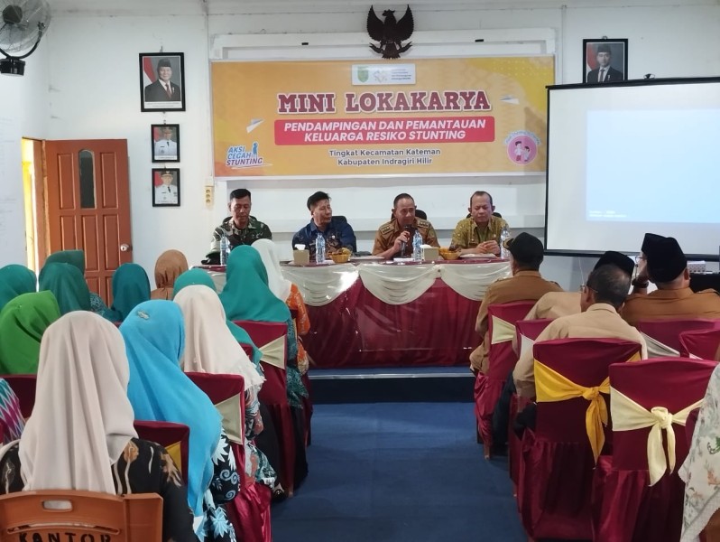 Babinsa Koramil 06/Kateman Hadiri Mini Lokakarya Pencegahan Stunting