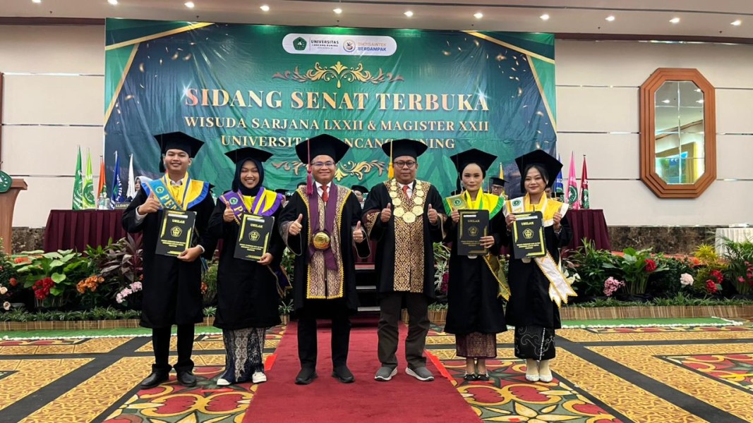 Unilak Wisuda 1.253 Lulusan, Total Alumni Capai 38 Ribu Lebih. Prof Junaidi : Mohon Doa S3 Hukum Unilak Berdiri