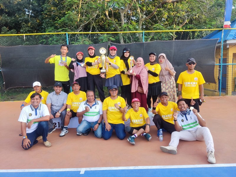 Wali Kota Dumai Cup I 2025,  Pelindo Dumai yang Bergabung di Klub Seruni Juarai Turnamen Tenis
