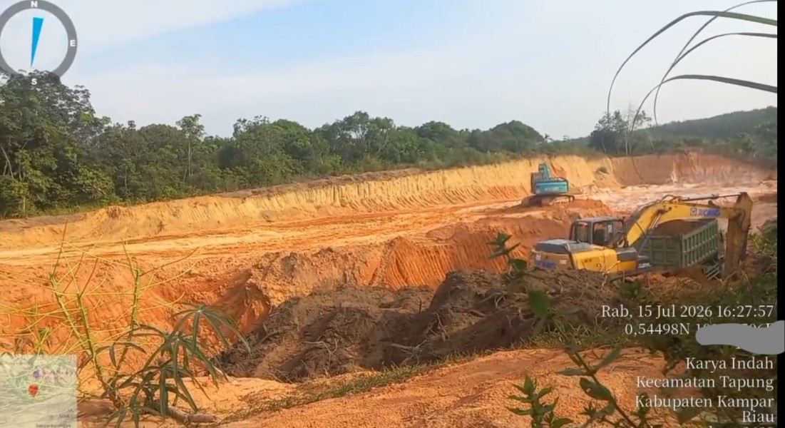 Proyek Jalan Tol Riau Diduga Gunakan Galian C Ilegal