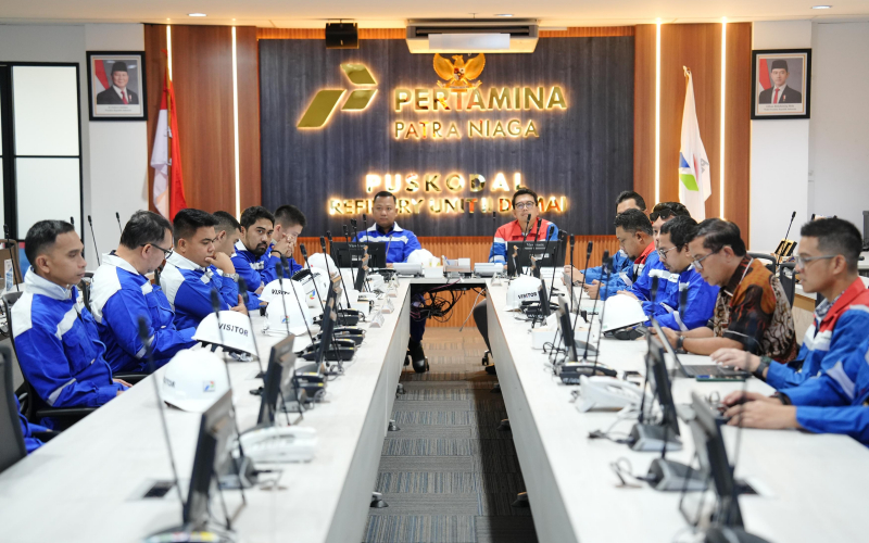 Pastikan Keandalan Pasokan BBM Jelang RAFI 2026, BPH Migas Tinjau Operasional Kilang Pertamina Dumai