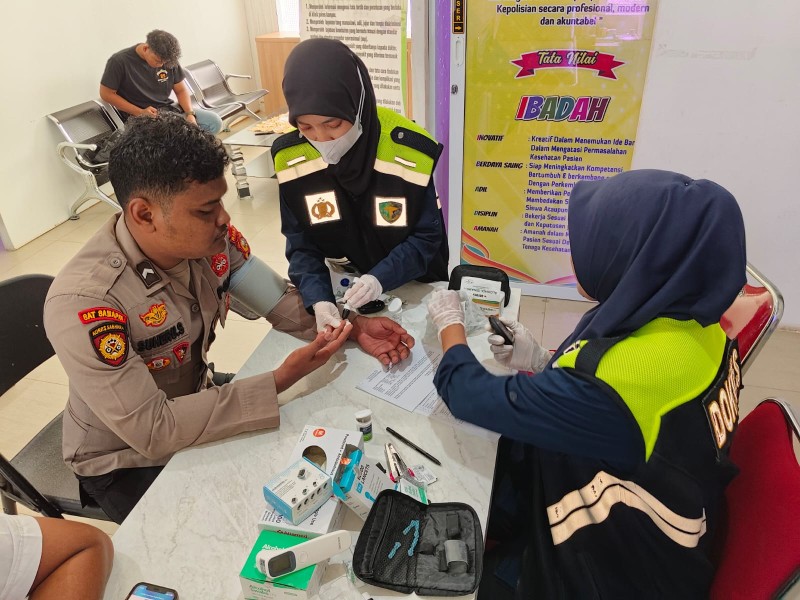 Polres Kampar Prioritaskan Kesehatan Tim Raga:  Jaga Stamina, Optimalkan Pelayanan