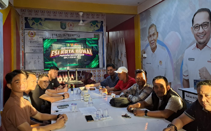 Robby Sugara Terpilih Jadi Ketua ESI Kota Dumai Periode 2024-2028