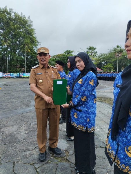 Lebih Tiga Ribu Orang PPPK Paruh Waktu di Inhil Terima SK Bupati