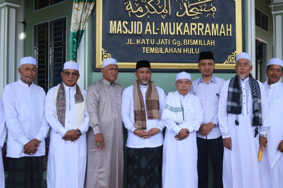 Masjid Al-Mukarramah Diresmikan, Bupati Inhil Ajak Masyarakat Giat Beribadah