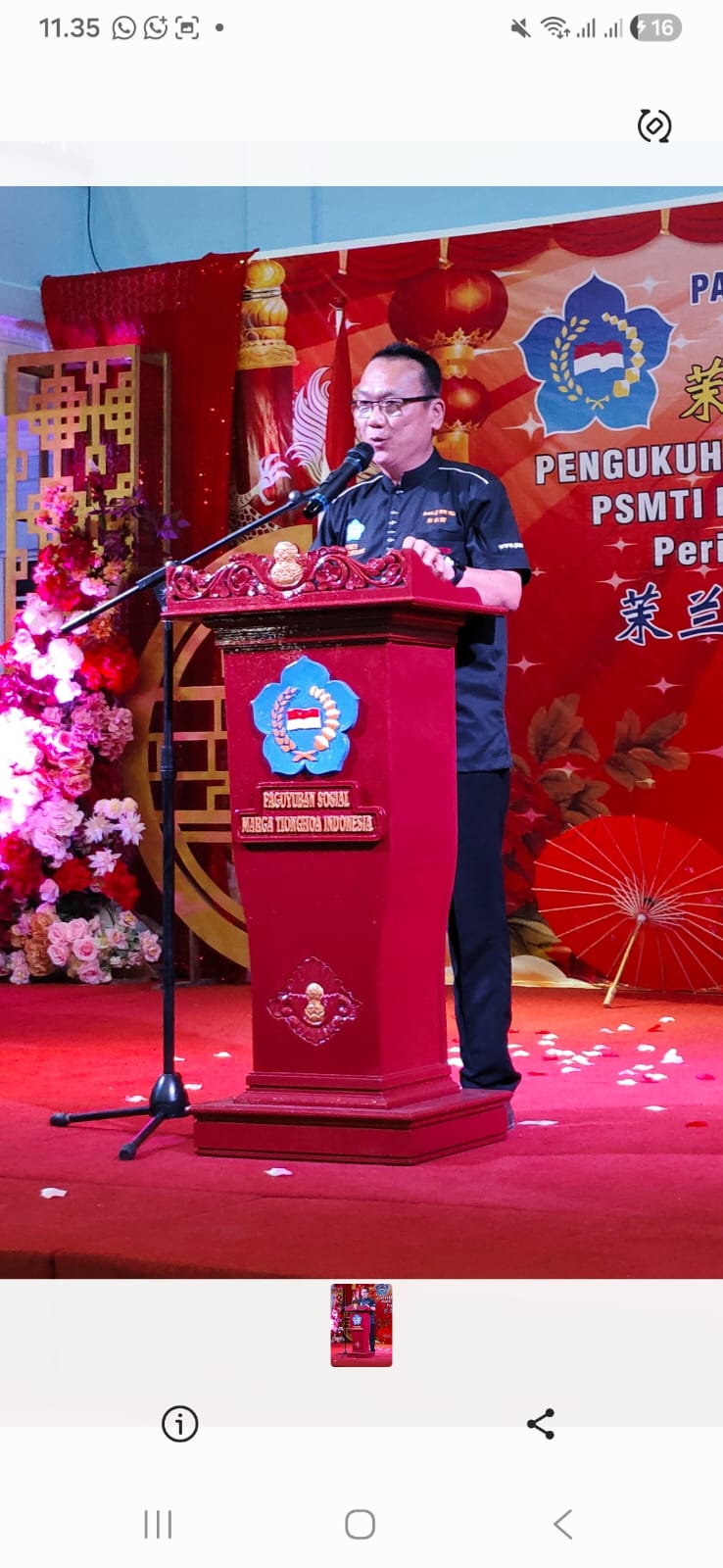 PSMTI Kepulauan Meranti Ajak Masyarakat Jaga Kerukunan dan Kamtibmas Jelang Imlek 2577 Kongzili/ Tahun 2026 dan Ramadhan 1447 H