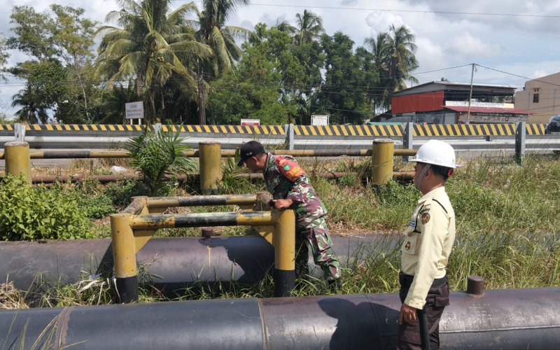 Patroli Terpadu TNI–PHR Amankan Jalur Pipa Minyak di Bagan Besar Timur