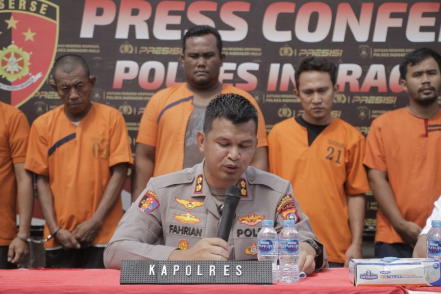 Polres Inhu Bongkar Sindikat Pemalsuan STNK dan Curanmor, 10 Pelaku Diringkus