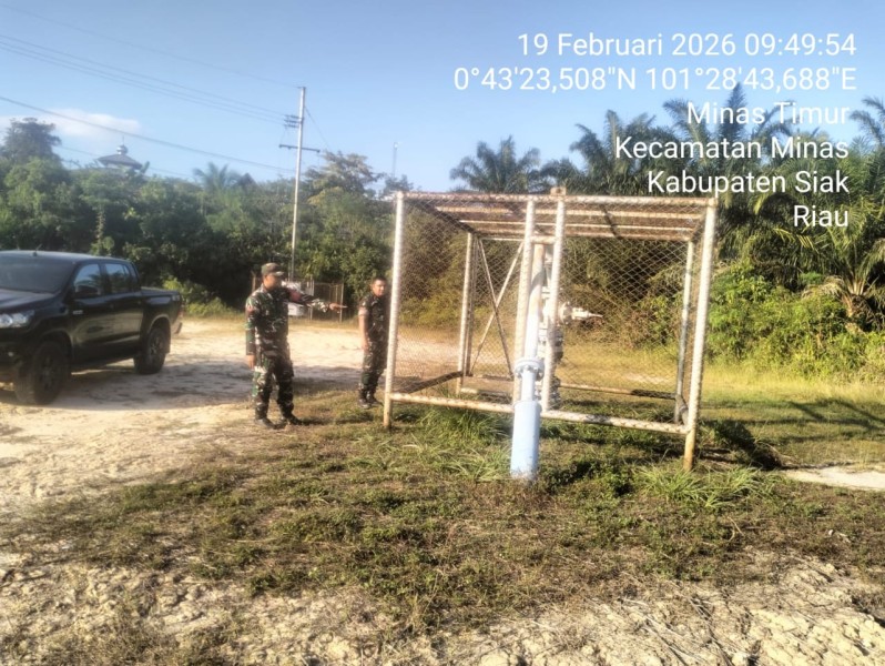 Serda Mayus Maruli Pimpin Patroli Penguatan Binter SKK Migas PT PHR, Situasi Minas Field Aman dan Terkendali