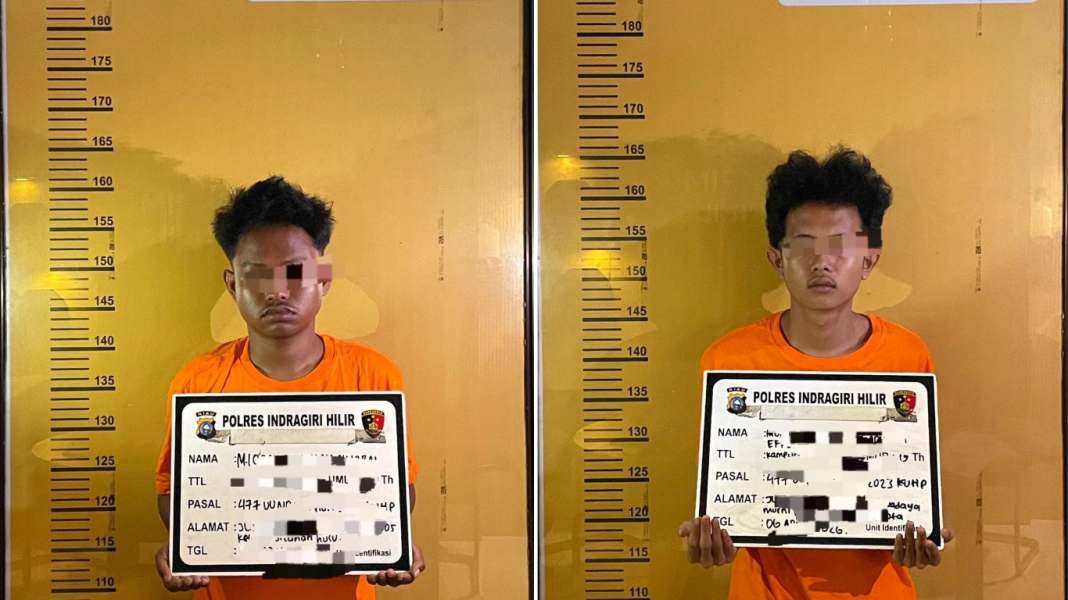 Polres Inhil Ungkap Kasus Pencurian dengan Pemberatan, Dua Pelaku Diamankan