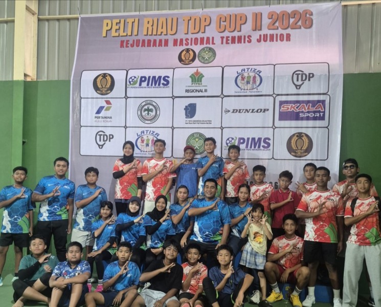 Akademi Tenis PTPN IV Regional III Sapu Gelar Kejurnas PELTI Riau, 26 Medali Jadi Kado HUT RI