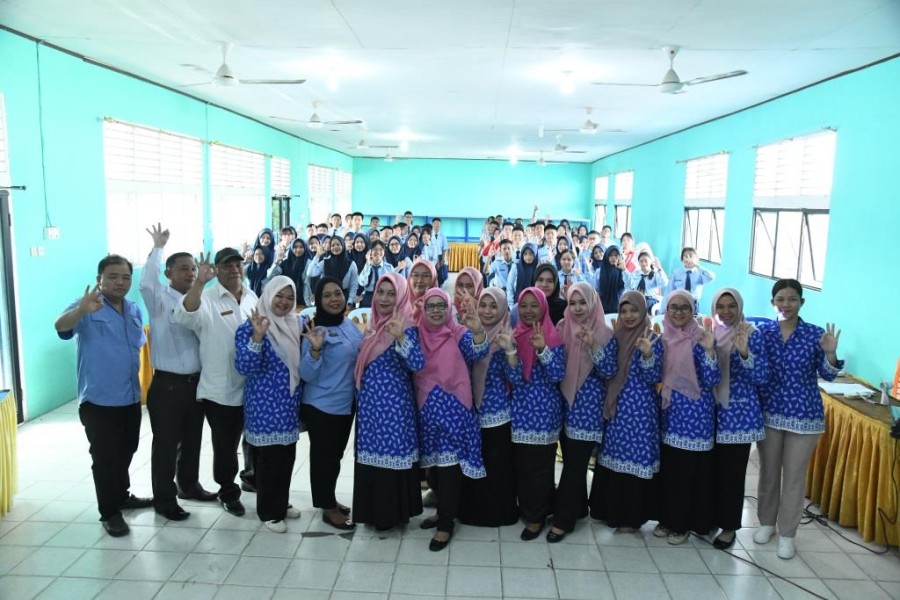 Peringatan HGN ke-66, Persagi Bengkalis Tanamkan Kesadaran Gizi Seimbang pada Siswa SMAN 1