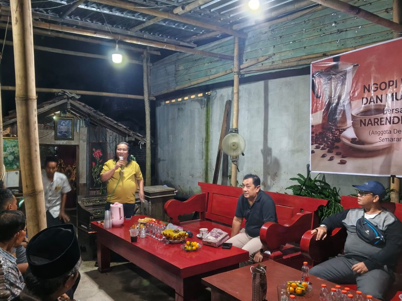 PSI Penggaron Kidul Serap Aspirasi Warga Lewat Ngopi Bareng