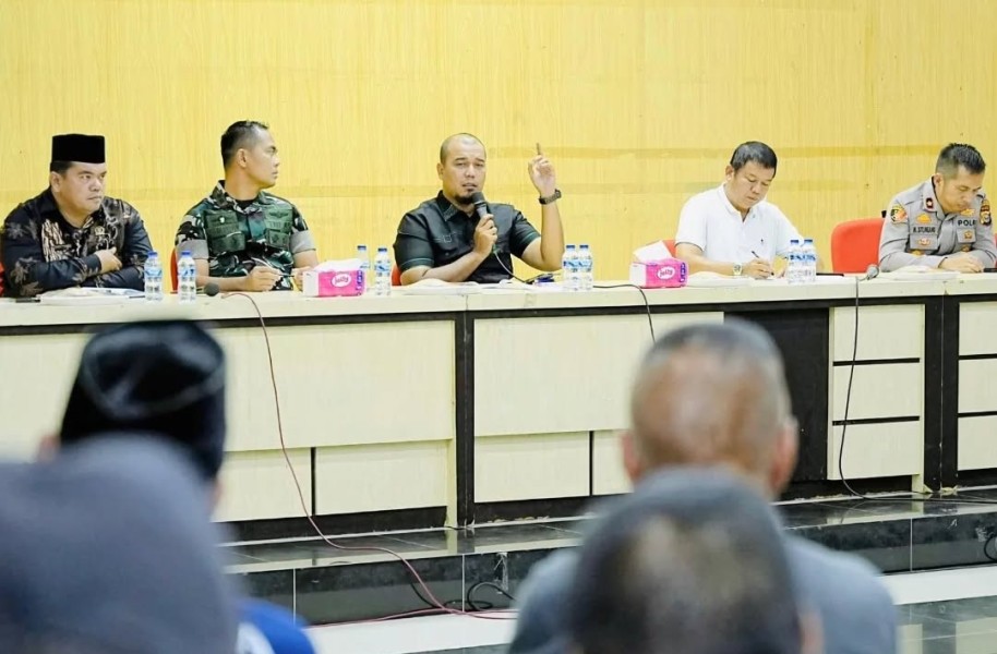 Bupati Inhu Pimpin Rakor Bahas Truk Batubara, Ini Kesepakatannya