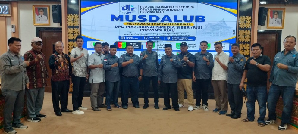 Aklamasi, Rahman Nahkodai DPD PJS Riau Lewat Musdalub III