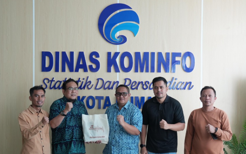 Diskominfo Dumai Sambut Audiensi PCR, Bahas Program Studi Magister Terapan Teknik Komputer