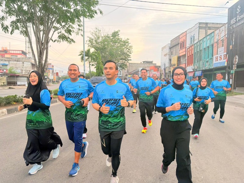 Fun Run Bhayangkara 2026 di Dumai Diikuti 700 Peserta, Kapolres Gaungkan Riau Lawan Karhutla