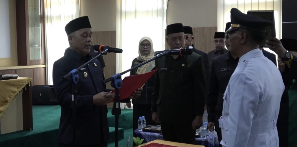 Bupati Inhil H Herman Lantik 27 Pejabat Administrator dan Pengawas