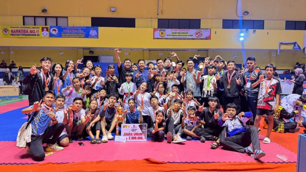 FORKI Lampung Utara Raih Juara Umum III di Kejuaraan Gubernur Cup V 2026