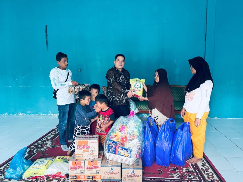 SPRI Rohul Berbagi Sembako untuk Anak Yatim di Momentum Hari Pers Nasional 2026