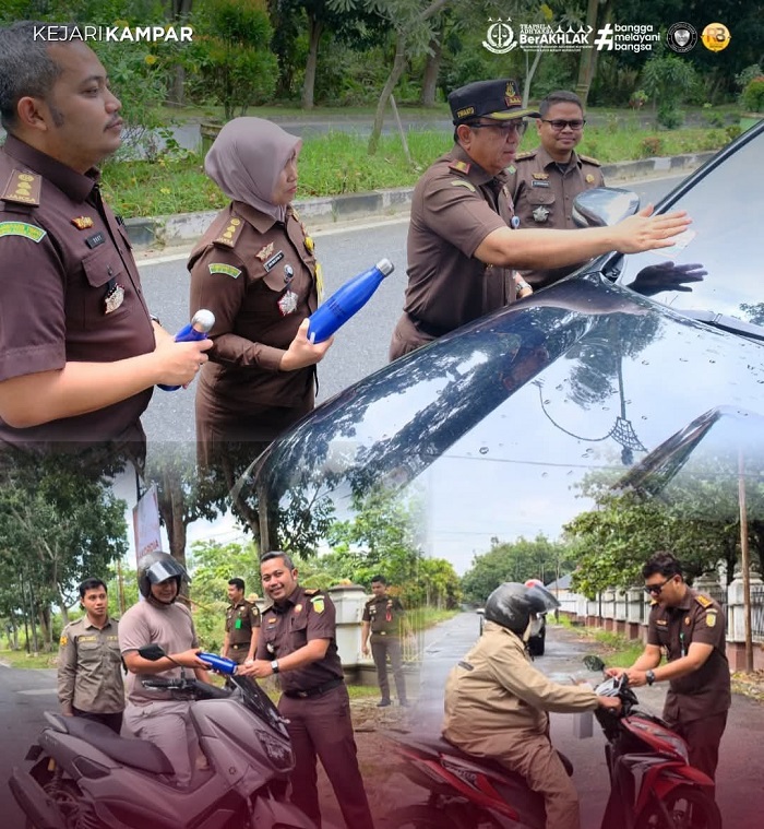 Kejari Kampar Tegaskan Komitmen Anti Korupsi dan Edukasi Publik Melalui Kampanye Integritas