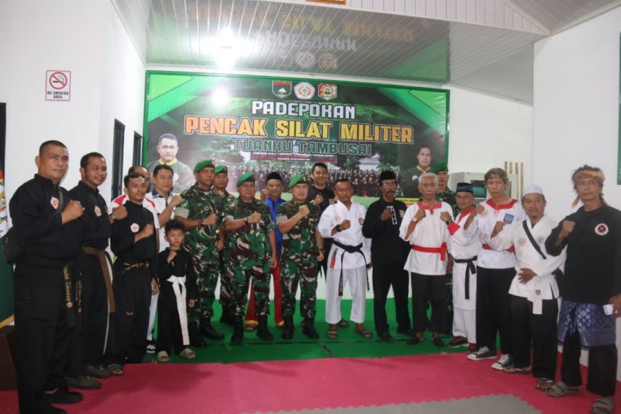 Kodam XIX/Tuanku Tambusai Resmikan Padepokan Pencak Silat Militer di Pekanbaru