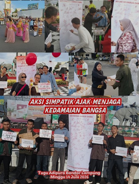 Aksi Simpatik, Ajak Menjaga Indonesia Tetap Damai