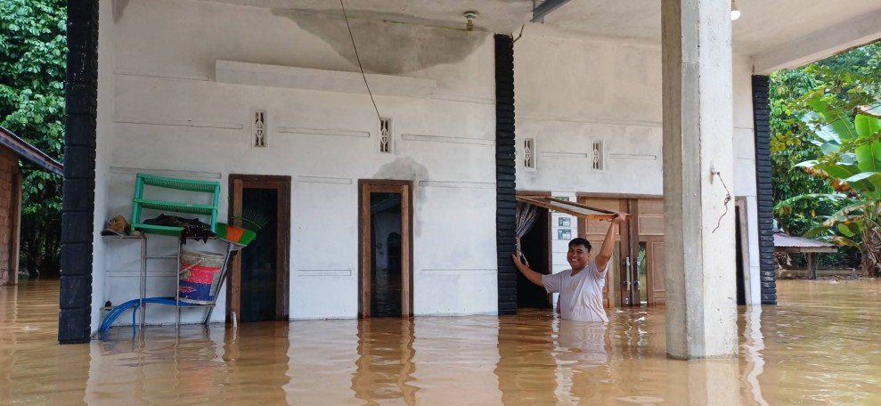 BPBD Riau Catat Banjir Terjadi di Lima Kabupaten/Kota, Siak dan Bengkalis Masih Tergenang