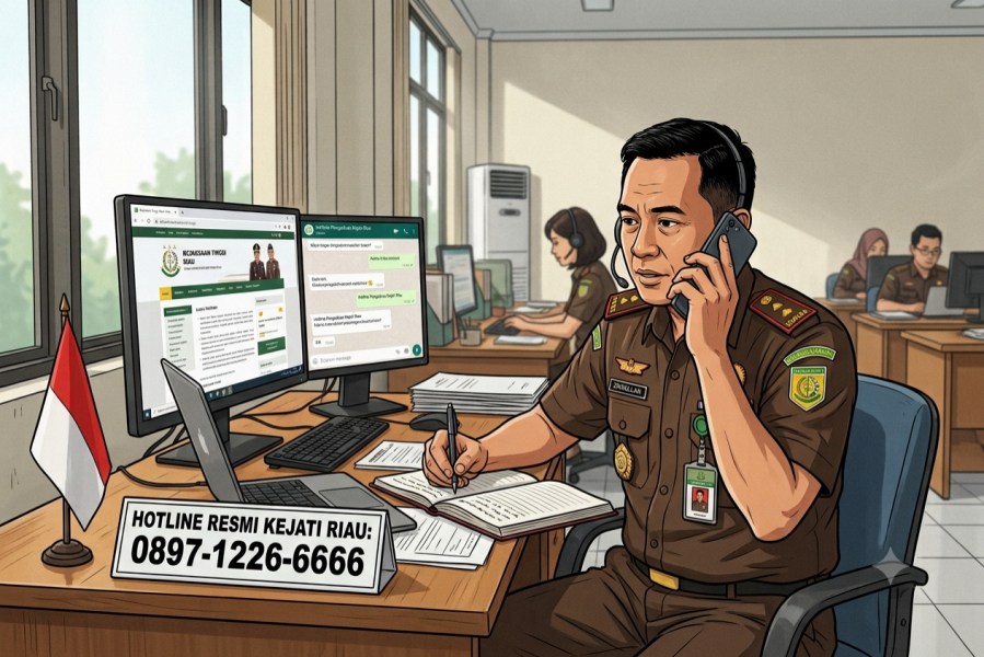Marak Pencatutan Nama Pejabat, Kejati Riau Buka Nomor Pengaduan Resmi