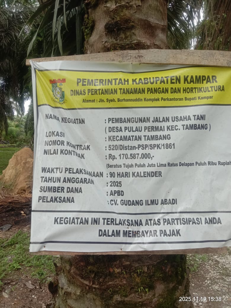 Jalan Usaha Tani di Pulau Permai Retak di 18 Titik, Warga Desak Kejaksaan Periksa Proyek Rp170 Juta