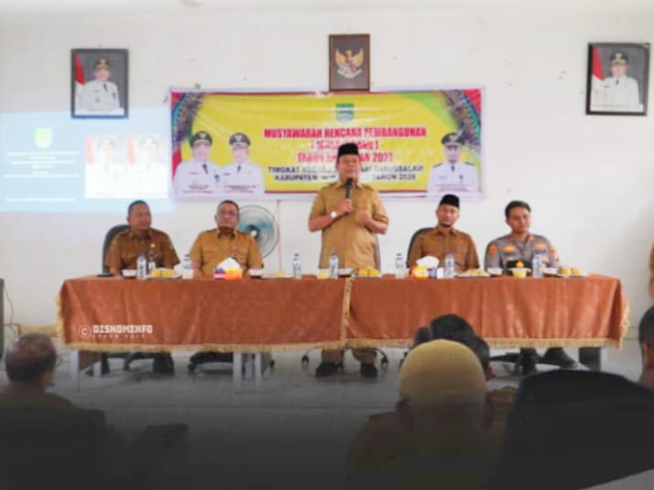 Serap Aspirasi Masyarakat, Wabup Syafaruddin Poti Hadiri Musrenbang Kecamatan Bonai Darussalam