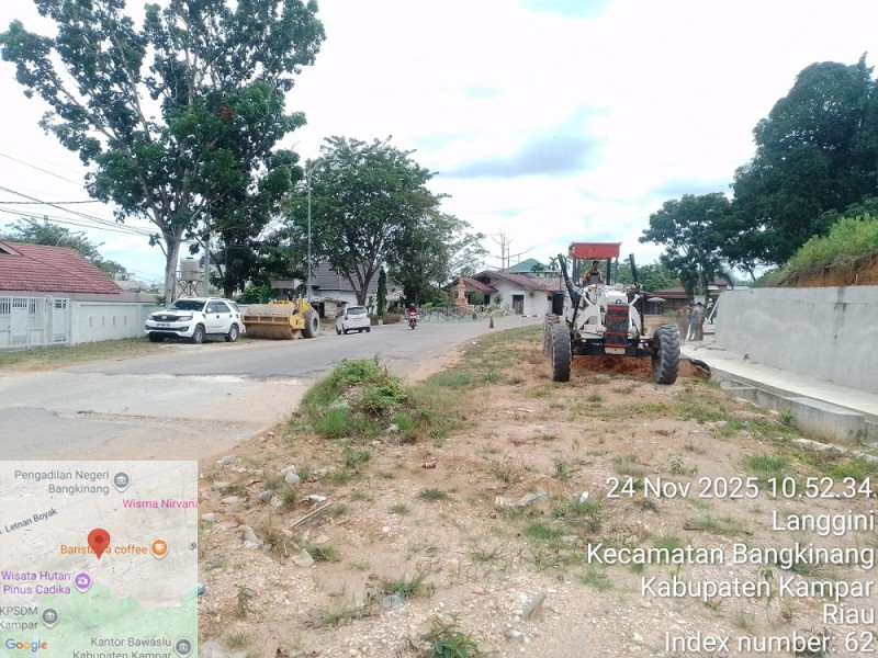 PUPR Kampar Genjot Jalan HR Soebrantas ke Kantor Bupati, Nilai Proyek Rp4 Miliar