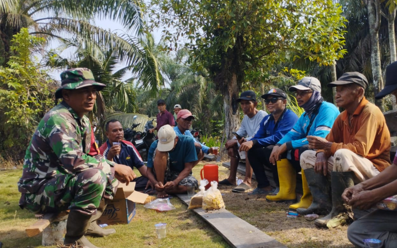 TNI Gelar Komsos, Dandim 0320. Dumai: Perkuat Kemanunggalan TNI dan Rakyat
