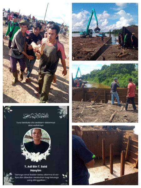 Sedang Perbaiki Lantai Tongkang, ABK PT SAU Tewas Usai Ledakan Dahsyat di Dermaga Petodaan