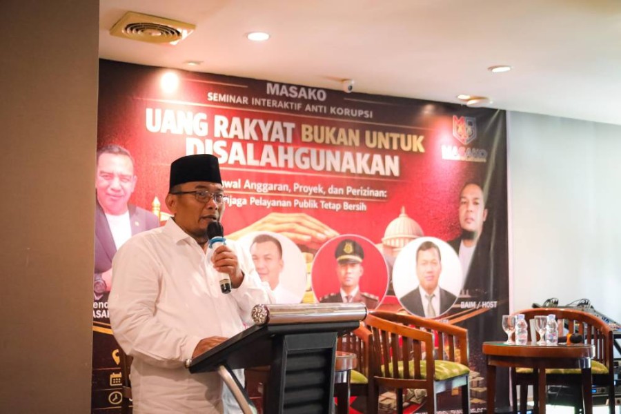 Wawako Dumai Buka Seminar Anti Korupsi: Uang Rakyat Tidak Boleh Disalahgunakan